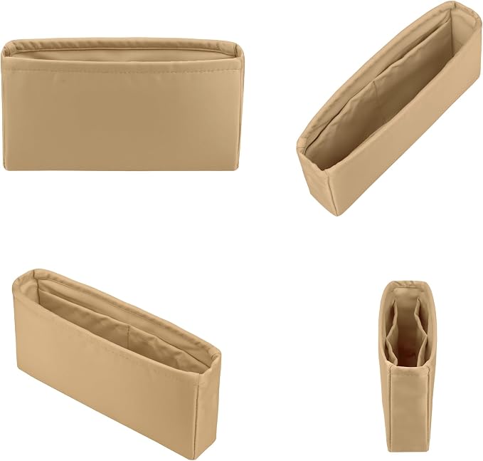 Purse Organizer Insert, Silky-Soft Lightweight Design, Multi-Pocket, Keeps Bag Organized & Protects Interior, Fits Chanel Classic Flap Medium, Ideal for Travel & Daily Use(Chai, CF Medium 25) - Image 9