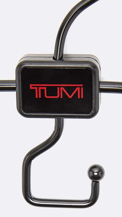 TUMI - 2-Piece Hangers Set - Travel Clothes Hanger for Suit, Coat & Trousers - Space Saving Garment Bag Hangers w/ Hooks - Black - Image 7