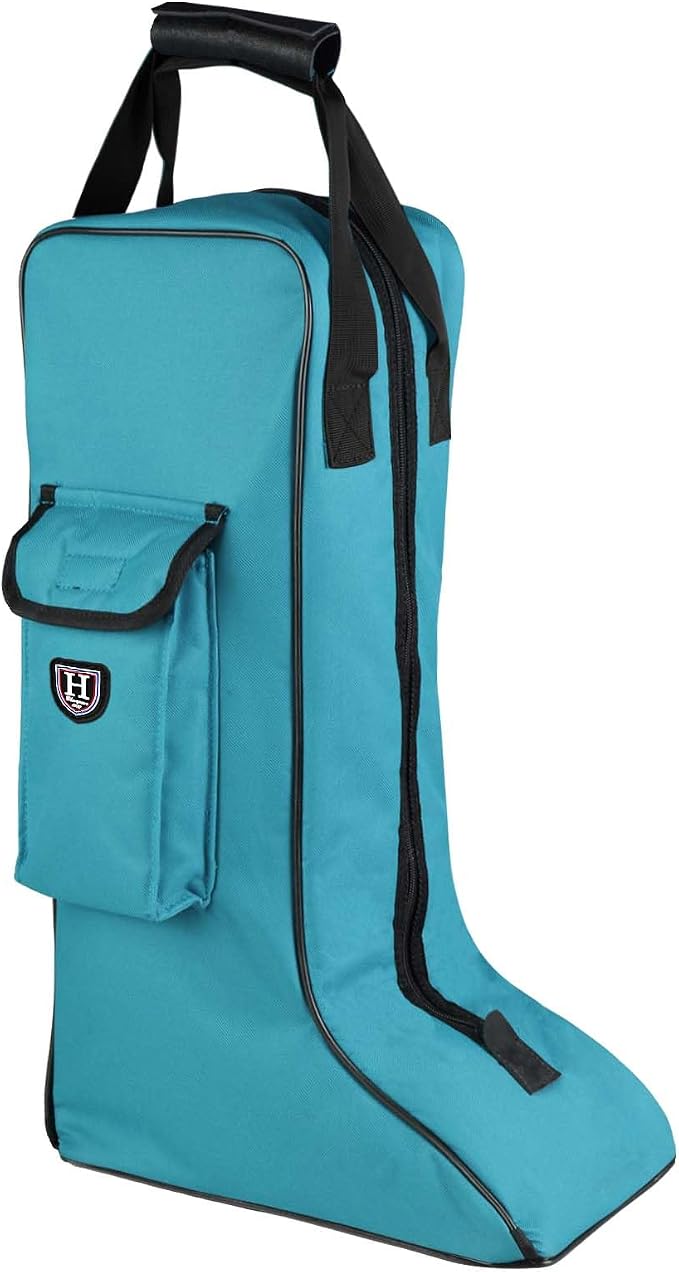 Harrison Howard Tall Boot Carry Bag Protect Rider Boots for Shows Competition Travel Long-lasting Boot Bag Teal by HarrisonHoward