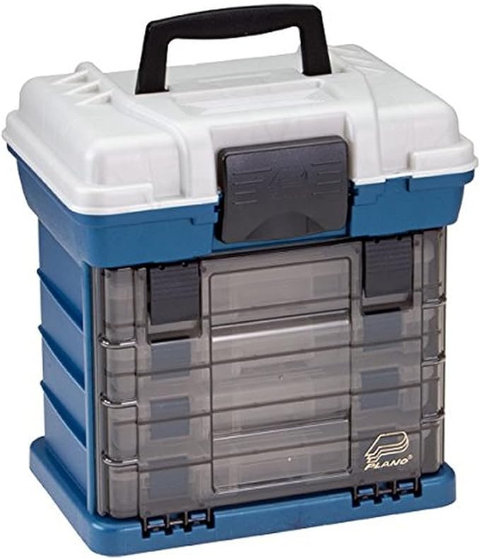 Plano 1364 4-By Rack System 3650 Size Tackle Box, Premium Tackle Storage by PLANO%C2%AEOutdoors