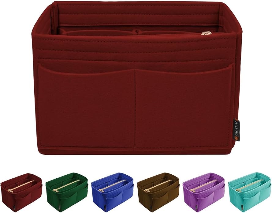 OMYSTYLE Purse Organizer Insert, Felt Tote Bag Organizer Insert with 5 Sizes, Handbag Dividers for Inside Purse, Compatible with Longchamp, Neverful, Speedy and More by OMYSTYLE