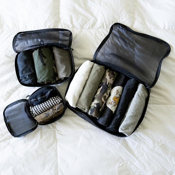 WANDRD Packing Cubes - Bundle of Small, Medium and Large Packing Cubes for Travel - Suitcase and Luggage Organization and Travel Essentials (Black) - Image 6