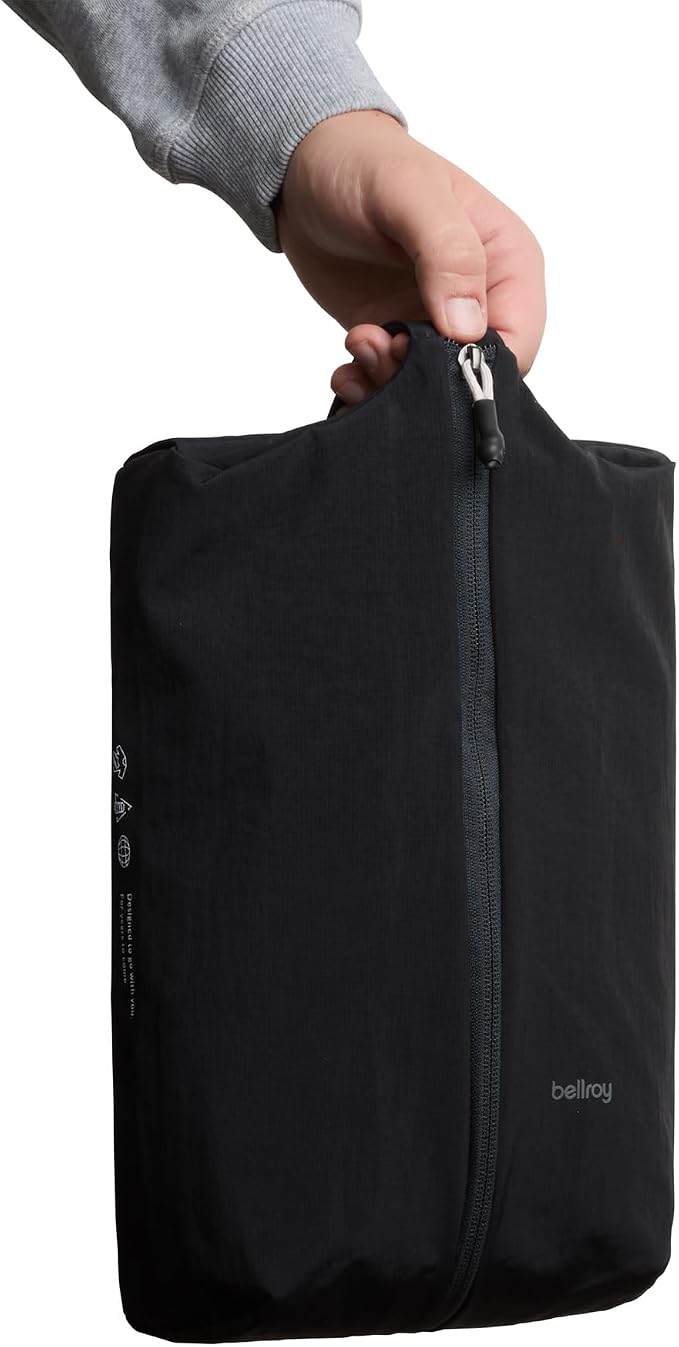 Bellroy Lite Packing Caddy 8L (Travel Organizer Packing Cube, Zip-up Storage Solution for Travel Near or far) - Black - Image 5