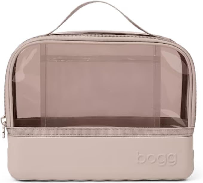 BOGG BAG Boggs n Ends Travel Organizer Pouch – 9” x 3” x 7” – Durable, Washable, Tip-proof – Compact Cosmetics Case (Mushroom) by BoggBag