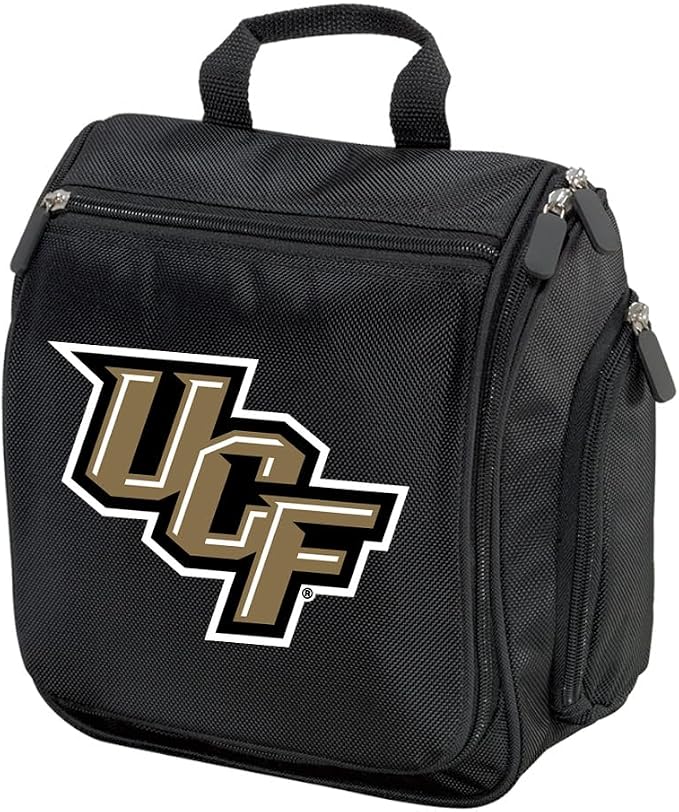 Broad Bay University of Central Florida Toiletry Bag Or Hanging UCF Travel Organizer Shaving Kit (Multi Color - Black) by BroadBayPersonalizedGifts