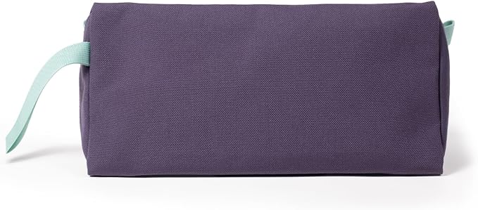Topo Designs Dopp Kit - Travel Bag for Personal Care Essentials, Self Standing Triangular Shape, Fully Lined for Easy Cleaning, Recycled Nylon (Nightshade/Slate) - Image 2