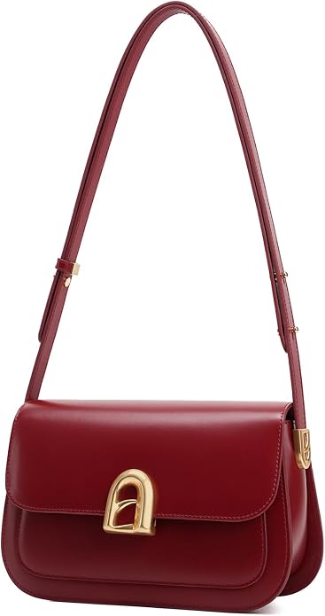 LAFESTIN Genuine Leather Shoulder Bag for Women with Adjustable Strap, Crossbody Purses For Women, Designer Inspire Handbags by LAFESTIN