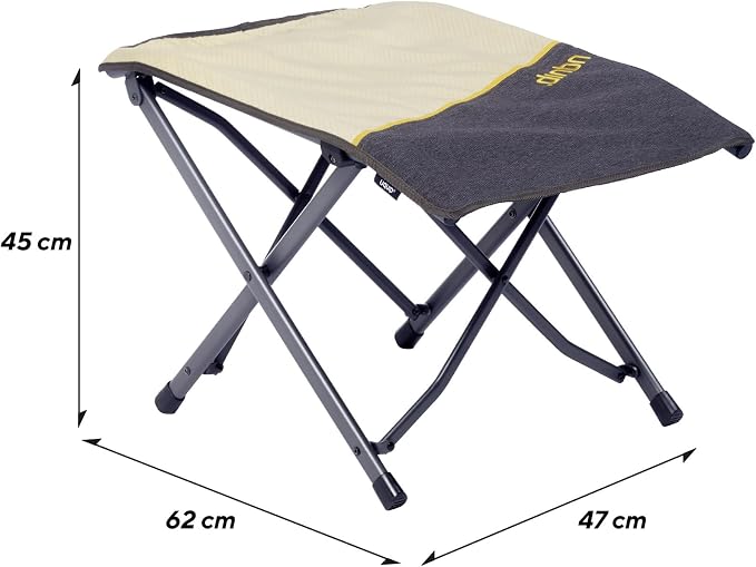 Uquip Finley Boulder Leg Rest I Folding Footrest for Folding Chairs I with 100 kg Load Capacity I Portable Footstool for Camping, Hiking, Festivals & Travel I Can Also Be Used as a Camping Stool - Image 2