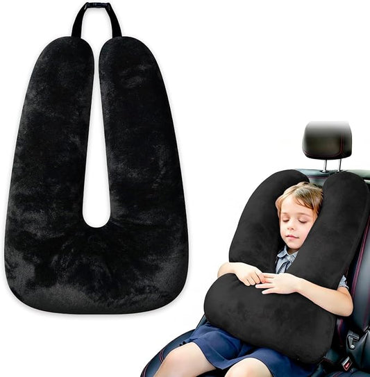 Atablyn Kids Neck Pillow for Travel Provides Double Support to The Head and Neck in Any Sleeping Position on Flights, Car, and at Home, Comfortable Airplane Travel Pillow by Atablyn-Foryourdailylife