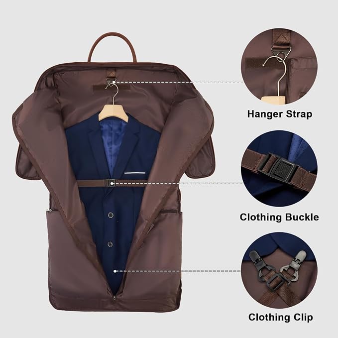 Garment Bag for Travel Large Carry on Garment Bags Men Women | Garment Suitcase Bags - Image 2