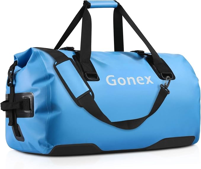 Gonex Extra Large Waterproof Dry Duffel Bag, Roll-Top PVC Gear Bag | Waterproof PVC, Roll-Top Closure, Wet Pocket, Shoulder & Hand Carry, Kayaking, Paddleboarding, Travel - Image 9