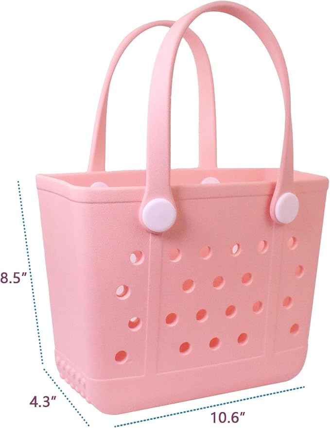 Lightweight Extra large Rubber Beach Bag Small mini Tote Bag for Gym Waterproof medium Open Handbag for Pool Sports - Image 2
