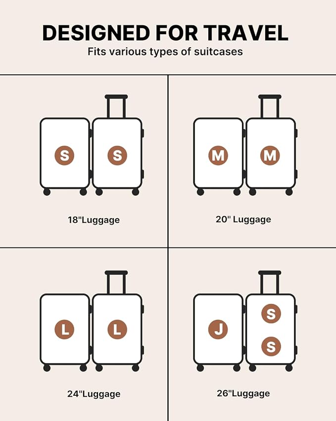 Travel Vacuum Seal Bags for Clothing with Rechargeable Cordless Pump, VINTAR 24 Pack (6J+6L+6M+6S) Carry-on Size Space Saver Vacuum Storage Bags, Compression Packing Bags for Luggage and Suitcase - Image 6