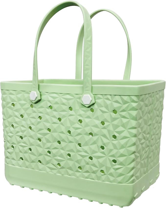 Rubber Beach Tote Bag Waterproof Tip-Proof Outdoor Tote Bag for the Beach Boat Pool Sports by Unknown