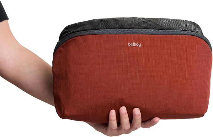 Bellroy Packing Cube 6L (Organizer Packing Pouch with Internal Zip Pocket and Durable, Lightweight Design) - Clay - Image 5