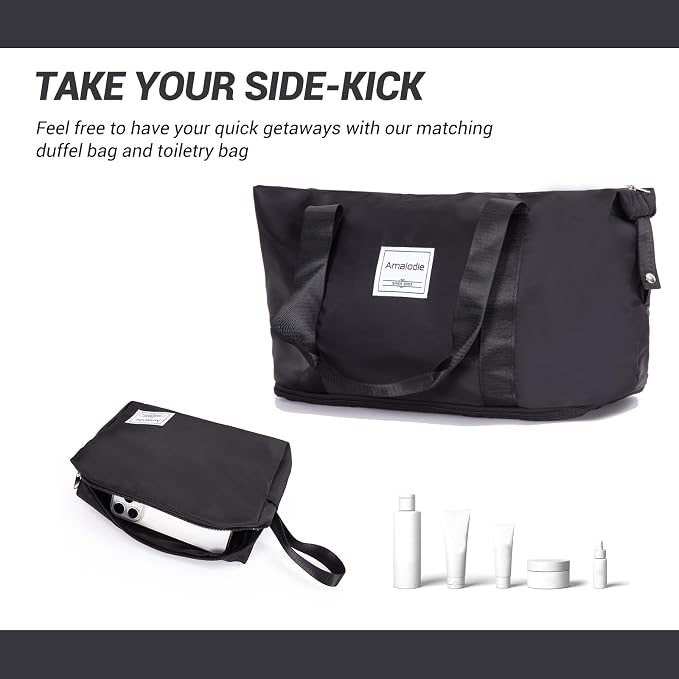 Amalodie Luggage Sets 5 Piece Suitcases with Double Spinner Wheel,Suitcase Set ABS Hard Case Luggage with TSA Lock and Durable Waterproof Travel Luggage - Image 8