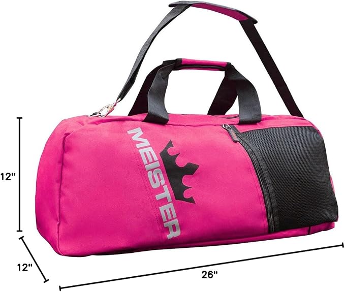 Meister Vented Convertible Duffel/Backpack Gym Bag - Ideal Carry-On | Built for athletes with dual mesh ventilation and ultra-durable construction for training, travel and everyday use - Image 5