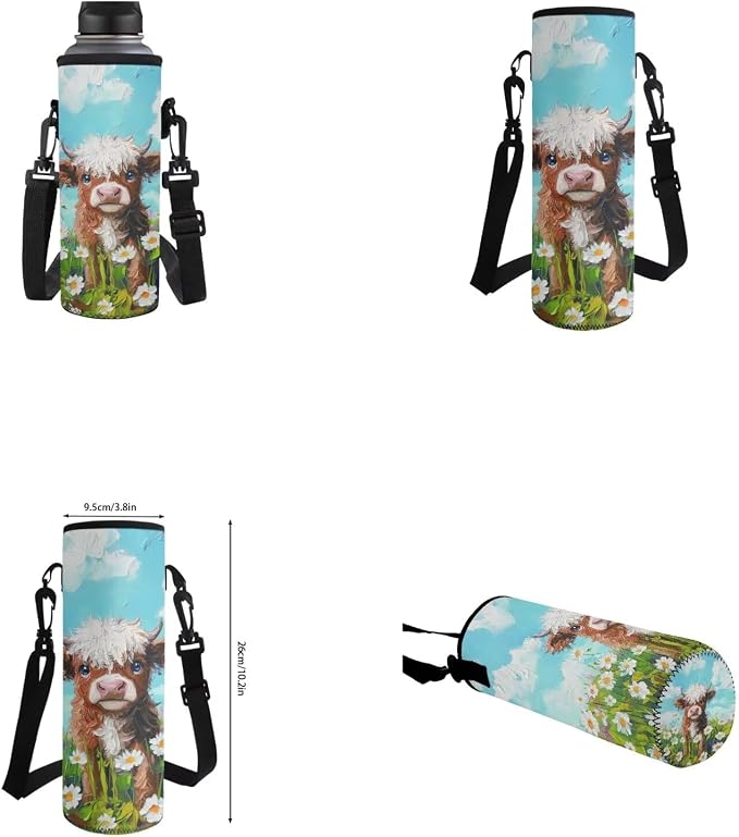 Cute Cow Kindergarten Backpack for Girls with Lunchbox Lightweight Preschool School Bag Set 4 In 1 Set Bookbag with Front Pocket Back to School Gifts for Students - Image 6