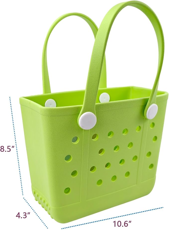 Lightweight Extra large Rubber Beach Bag Small mini Tote Bag for Gym Waterproof medium Open Handbag for Pool Sports - Image 3