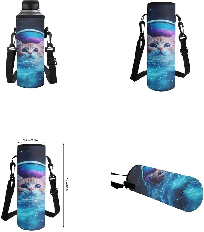 Astronaut Cat Backpack for High School Boys and Lunch Bag Multi-Functional 17-Inch Schoolbag Set Lightweight Bookbag for Boys & Girls, Perfect for Elementary & Middle School - Image 6