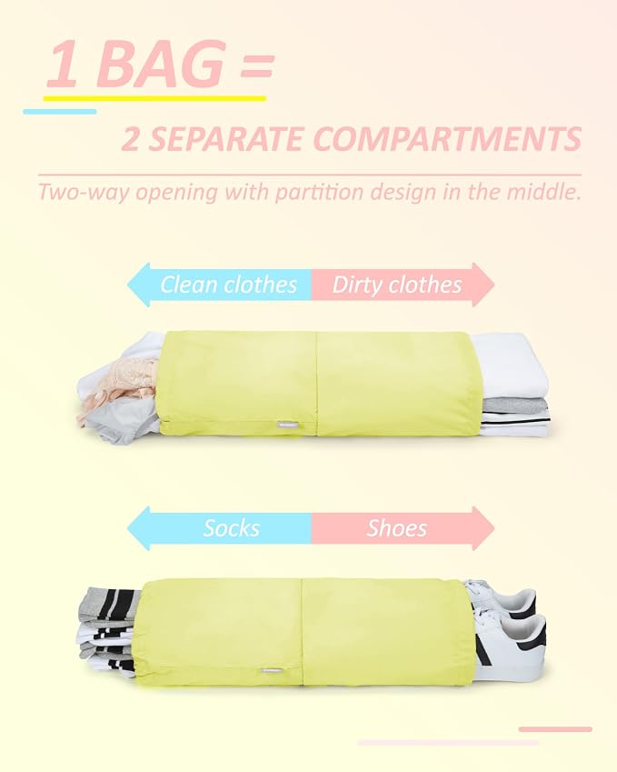 BAGSMART 6 Set /4 Set/2 Set Compression Packing Cubes for Travel, Lightweight Luggage Organizer Bags, Durable Space Saver Bags Travel Essentials - Image 4