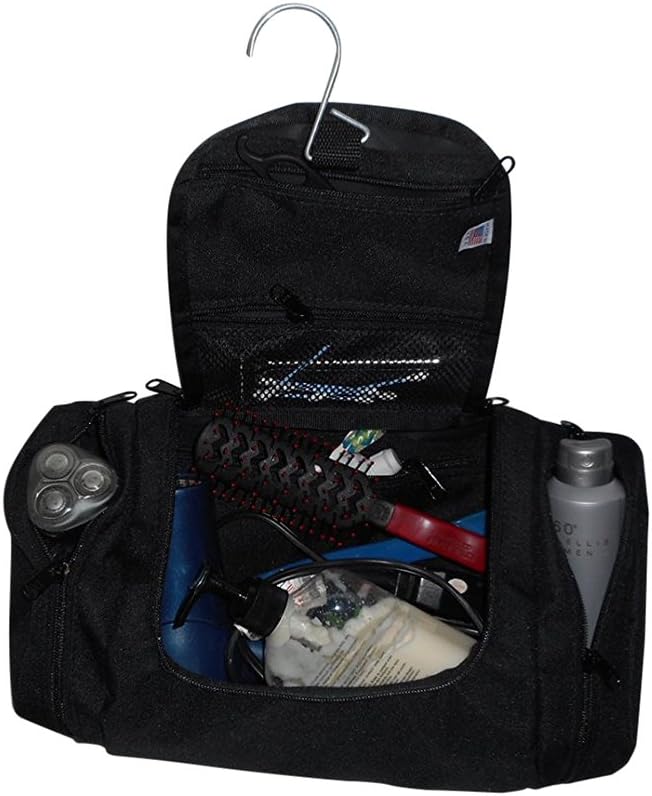 Large Hanging Toiletry Or Shaving Bag For All Your Essential, Made In USA. by BAGS+USA