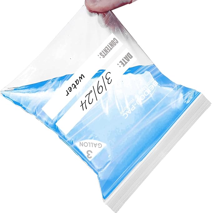 BEIDOU-PAC 3 Gallon Large Plastic Bags with Zipper Top, | 50 Count | 2 Mil | 16" x 18" | Heavy-Duty Reusable Clear Freezer Storage Bags - Image 5