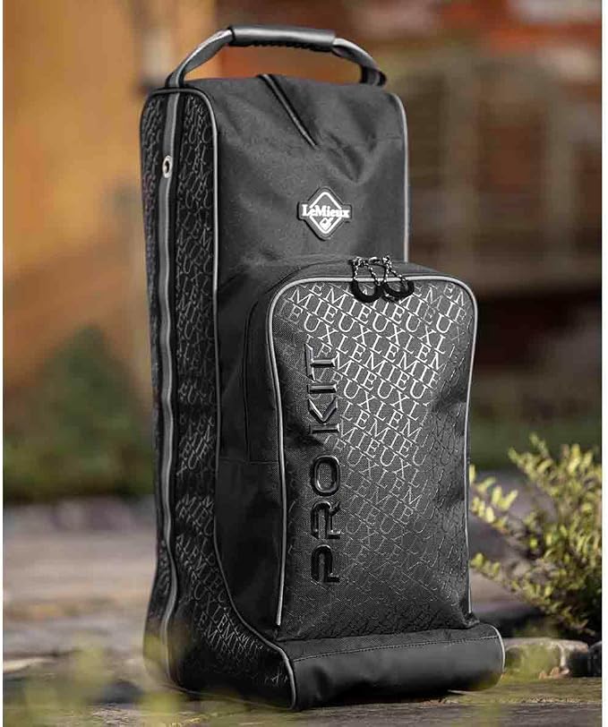 LeMieux Elite Pro Boot & Hat Bag Black - Image 2