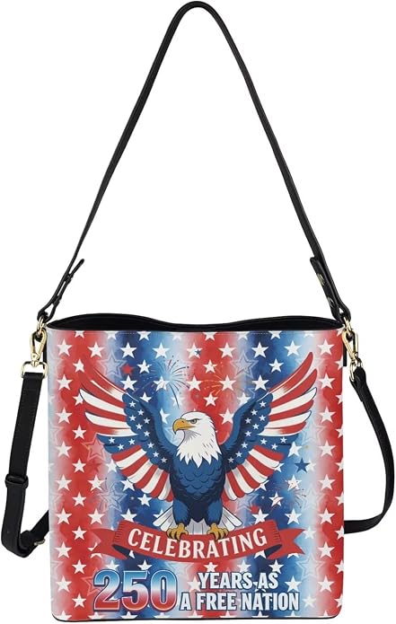 HUGS IDEA Boho Bags for Women Leather Handbag Shoulder Bucket Crossbody Purse - Image 5