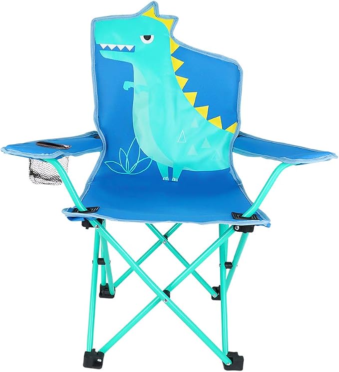 KABOER Kids Outdoor Folding Camping Chair with Cup Holder Carrying Bag | Portable Camping Chair for Beach Picnic Camping Travel Lawn Ages 3-10 by KABOER