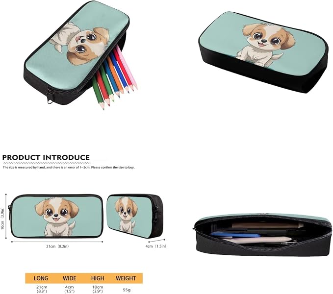 Cute Dog School Backpack for Kids 8-12 Boys and Lunch Bag Multi-Functional 17-Inch Schoolbag Lightweight Bookbag for Boys & Girls, Perfect for Elementary & Middle School - Image 5