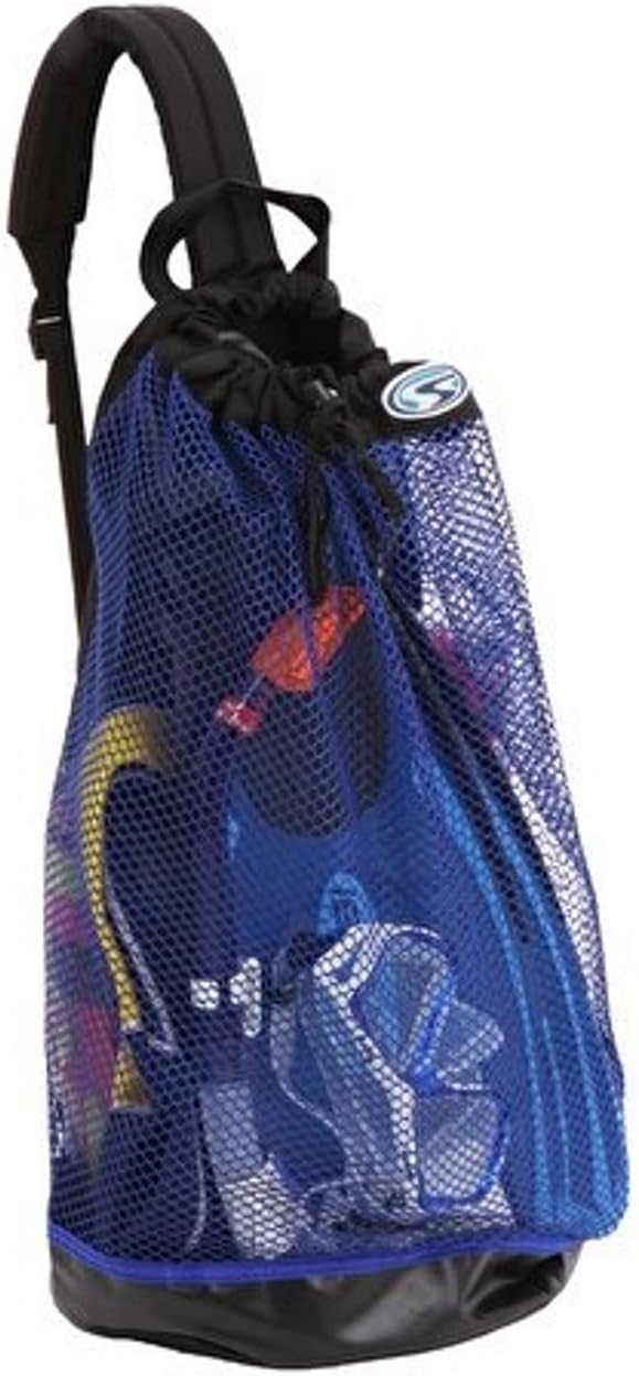Stahlsac BVI Mesh Backpack: Compact 33L size, great beach bag for dry/wet gear, BLUE - Image 3