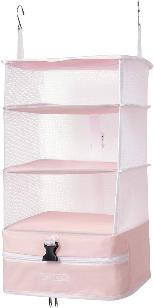 TABITORA Portable Hanging Travel Shelves Bag Packing Cube Organizer Suitcase Storage Large Capacity by TABITORA%EF%BC%9ANewStart%EF%BC%8CNewLife