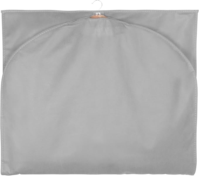 Syeeiex 40" Suit Bag, Set of 5 Garment Bag, Garment Bags for Hanging Clothes, Suit Bags for Closet Storage, Waterproof and Dustproof, Best for Suits, Shirts, T-shirts and Jackets on Closet(Grey) - Image 6