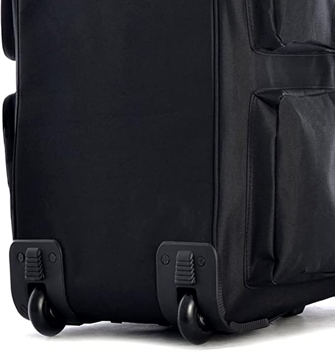 Olympia U.S.A. 29 inch Jumbo Size 8 Pockets Wheeled Rolling Duffel Bag Water Resistant Luggage Lightweight Travel Suitcase with Retractable Handle - Image 5