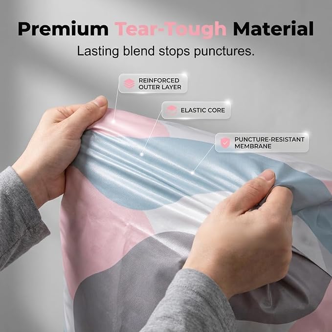 Upgraded Large Capacity No-Pump Vacuum Storage Bags for Home & Travel, Quick Press & Seal Cube Compression, Keeps Clothes & Blankets Dry, Ideal for Organized Living (5, M-19.6 * 27.5) - Image 5