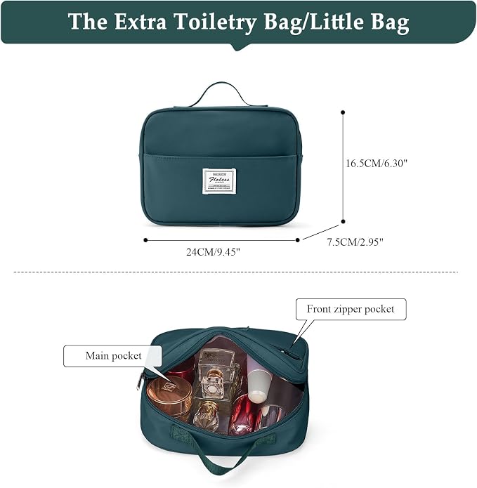 Weekender Bags for Women, Personal Item Travel Bag with Shoes Compartment | Overnight Travel Duffel Bag with Toiletry Bag, Airplane Friendly Carry-On Bag with Wet Pocket & Trolley Sleeve,Medium - Image 8
