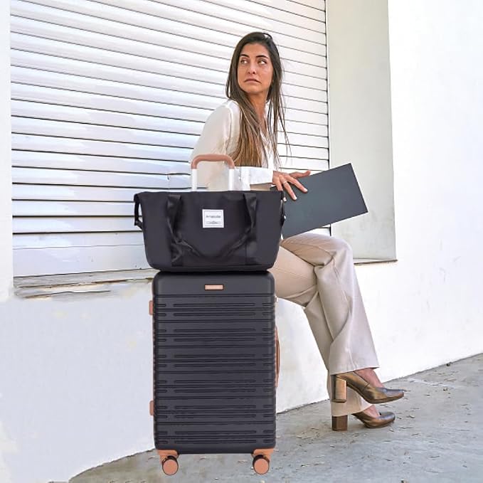 Amalodie Luggage Sets 5 Piece Suitcases with Double Spinner Wheel,Suitcase Set ABS Hard Case Luggage with TSA Lock and Durable Waterproof Travel Luggage - Image 9
