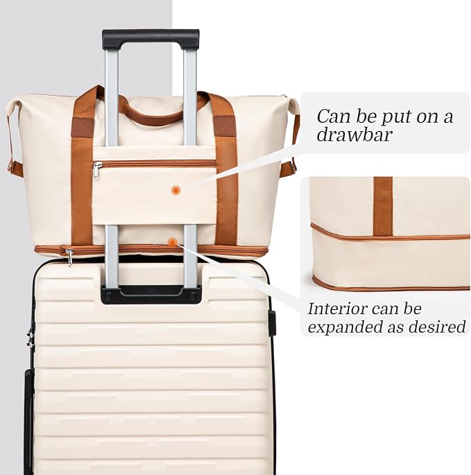 Cosbarn Luggage Sets 5 Piece Suitcases with Wheels, Suitcase Set ABS Hard Case Luggage with Spinner Wheels Durable Travel Luggage - Image 5