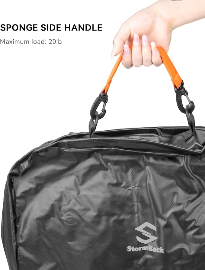 41L Travel Vacuum Bags with Pump, 180° Open,Compression Bags for Travel Luggage, Reusable IP67 Waterproof Vacuum Seal Packing Cubes for Carry On Suitcase and Backpack (3PC + Pump) - Image 8