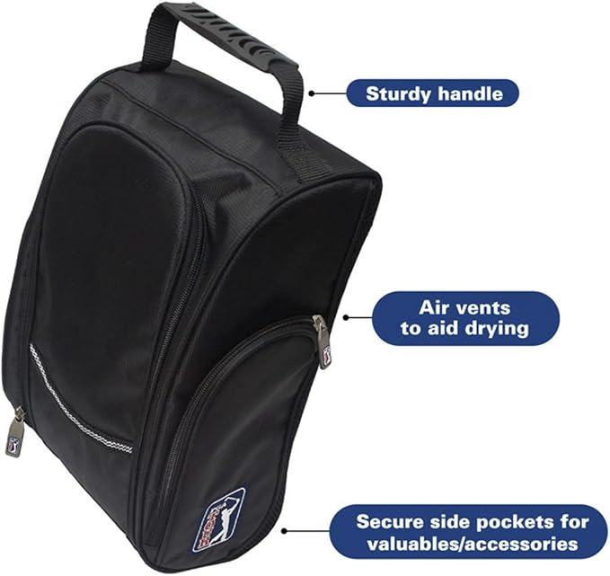 PGA Tour Shoe Bag with Club Cleaning Set - Image 4