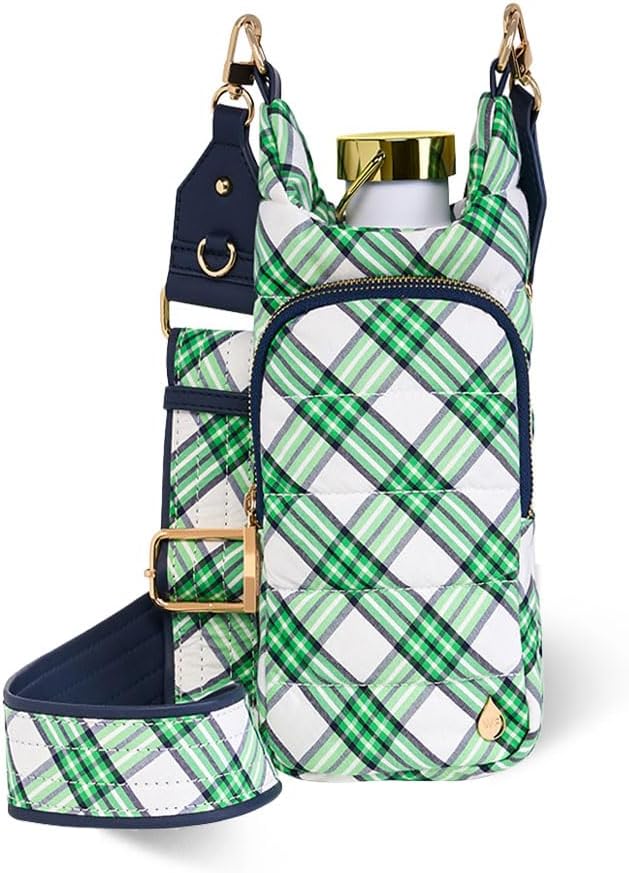 WanderFull® Original HydroBag®, Fits Up to 32 oz Water Bottle Holder with Strap, Gift for Women, Hands-Free Crossbody, Water Bottle Carrier Bag with Phone Pocket by WanderFull