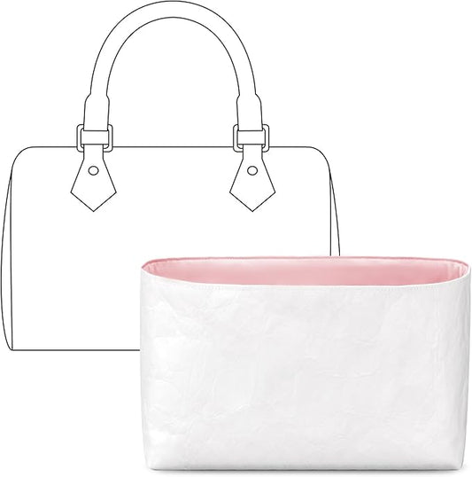 Purse Organizer Insert for LV Speedy 20 Handbag,Custom Fit Inside Premium Rose Sakura Lightweight WaterResistant Tote Bag Insert by FANJIProject