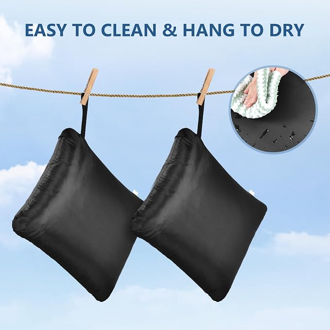 OTraki Travel Dirty Laundry Bag Waterproof Wet Clothes Bag 2 Pack Reusable Wet Bag Hanging Zipper Organizer Storage Bag for Gym Swimming Swimsuit Workout Yoga Beach Pool (20 x 24 inch) - Image 6