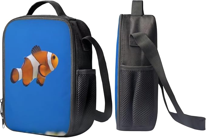 Girls Boys School Backpack with Lunch Box Pencil Case Comfy Padded Lightweight Clownfish Backpack Set Kids Cute Bookbag Insulated Lunch Bag Student Large Capacity Daypack 17 Inch - Image 4