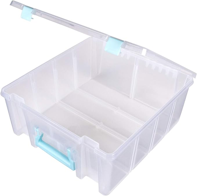 ArtBin Super Satchel Double Deep with Dividers and ArtBin 5004AB Large Solutions Box with Dividers - Image 4