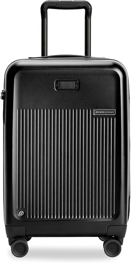 Briggs & Riley Essential 22 Inch Carry-On Expandable Spinner - Expandable Hardside Carry-On Luggage with CX Compression Technology - TSA Lock - Spinner Wheels - Sympatico Collection - Black - Image 5