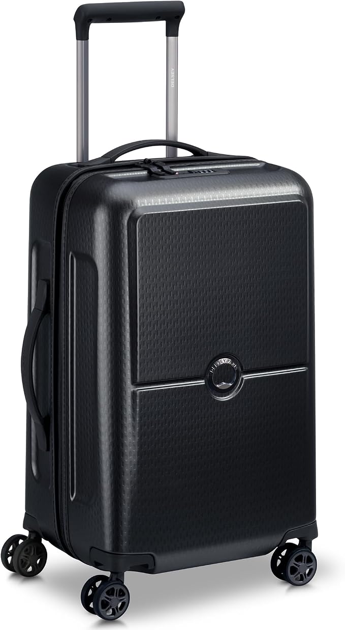 DELSEY PARIS Turenne Hardside Luggage with Spinner Wheels, Black, 2-Piece Trunk Set (19/27) - Image 2