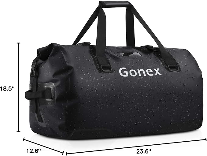 Gonex Extra Large Waterproof Dry Duffel Bag, Roll-Top PVC Gear Bag | Waterproof PVC, Roll-Top Closure, Wet Pocket, Shoulder & Hand Carry, Kayaking, Paddleboarding, Travel - Image 10