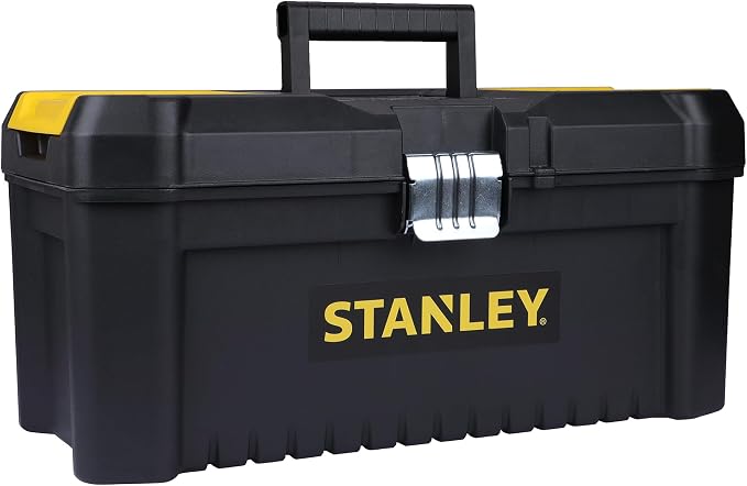 STANLEY Essential Tool Box (16in), Durable Storage Solution with Removable Tote Tray and Organisers, for Parts and Tools Storage, STST1-75518 - Image 2